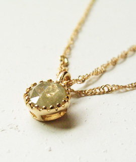 + 拡大 02 - Brown Diamond Necklace