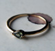 Changed green garnet Ring / 0135