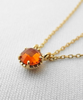 09 - Mandarin Garnet Necklace