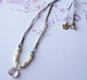 3stones Necklace Moon / G0251