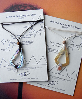 + 拡大 Moon&Sun Long Necklace / G0259