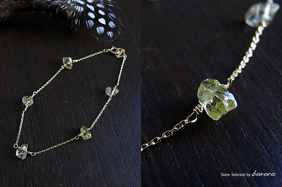 Rough Garnet Bracelet