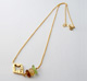 3stones Necklace Sun / G0252